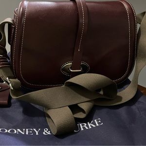 Dooney & Bourke chestnut Florentine leather crossbody.